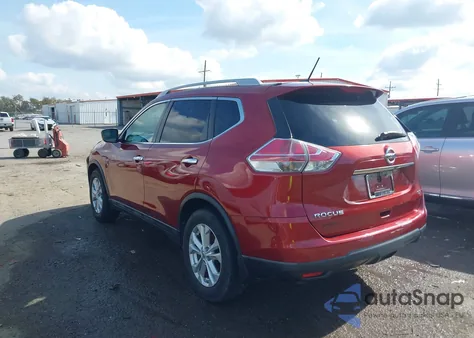 2015 Nissan Rogue Sv из США, поврежденный, VIN 5N1AT2ML6FC815737